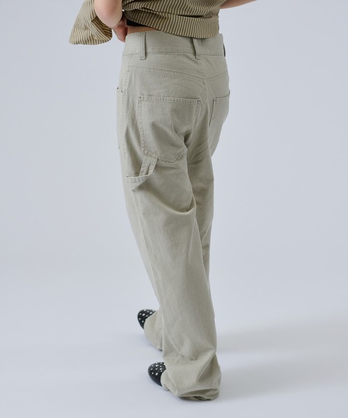 FTW（エフティダブリュー）の「DAMAGE POCKET PANTS（その他パンツ・レディース・ベージュ/チャコールグレー・SMALL/MEDIUM）」の21枚目の写真
