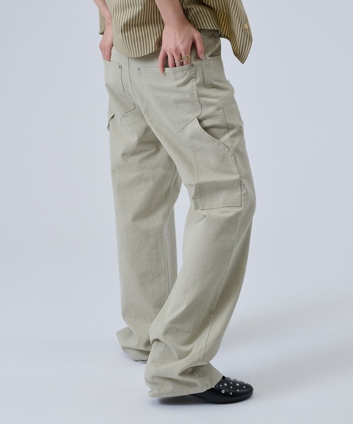 FTW（エフティダブリュー）の「DAMAGE POCKET PANTS（その他パンツ・レディース・ベージュ/チャコールグレー・SMALL/MEDIUM）」の19枚目の写真