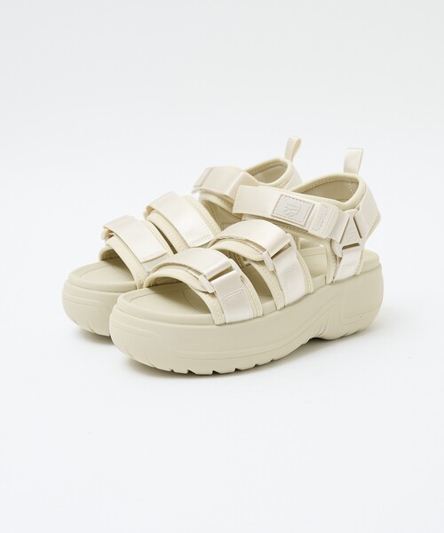 SHAKA(シャカ)の「【SHAKA】NEO BUNGY EVOL CHUNKY チャンキーソール ストラップサンダル / 厚底(サンダル・レディース・ベージュ/ブラック・M/S/L)」の1枚目の写真
