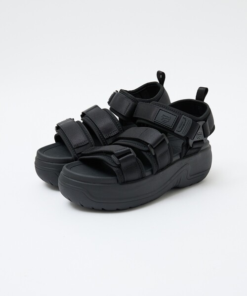 SHAKA(シャカ)の「【SHAKA】NEO BUNGY EVOL CHUNKY チャンキーソール ストラップサンダル / 厚底(サンダル・レディース・ベージュ/ブラック・M/S/L)」の2枚目の写真