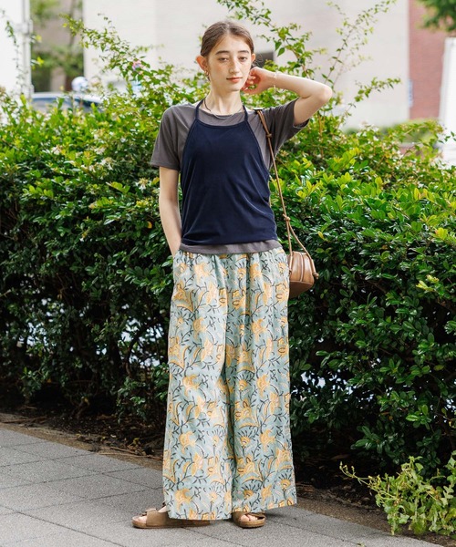 GEORGE'S(ジョージズ)の「INDIAプリントパンツ(その他パンツ・レディース・ブルー/ピンク・FREE)」の3枚目の写真