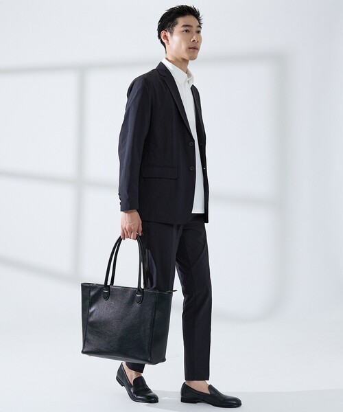 ABAHOUSE GRAY（アバハウスグレイ）の「【セットアップ対応/WEB限定】360°ストレッチ リップストップ レギュラースラックス / 吸水速乾 / 遮熱 / UVカット（スラックス・メンズ・ネイビー/チャコールグレー/ブラック・44/46/48/50）」の22枚目の写真