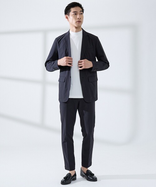 ABAHOUSE GRAY（アバハウスグレイ）の「【セットアップ対応/WEB限定】360°ストレッチ リップストップ レギュラースラックス / 吸水速乾 / 遮熱 / UVカット（スラックス・メンズ・ネイビー/チャコールグレー/ブラック・44/46/48/50）」の20枚目の写真