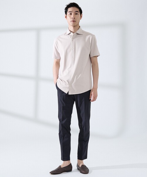 ABAHOUSE GRAY（アバハウスグレイ）の「【セットアップ対応/WEB限定】360°ストレッチ リップストップ レギュラースラックス / 吸水速乾 / 遮熱 / UVカット（スラックス・メンズ・ネイビー/チャコールグレー/ブラック・44/46/48/50）」の17枚目の写真
