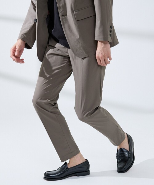 ABAHOUSE GRAY（アバハウスグレイ）の「【セットアップ対応/WEB限定】360°ストレッチ リップストップ レギュラースラックス / 吸水速乾 / 遮熱 / UVカット（スラックス・メンズ・ネイビー/チャコールグレー/ブラック・44/46/48/50）」の15枚目の写真