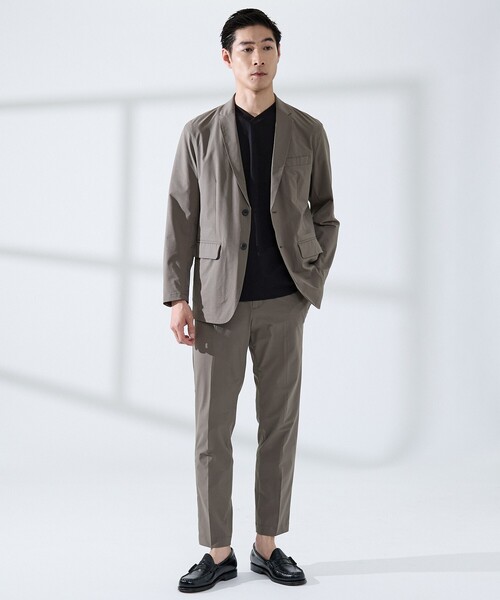 ABAHOUSE GRAY（アバハウスグレイ）の「【セットアップ対応/WEB限定】360°ストレッチ リップストップ レギュラースラックス / 吸水速乾 / 遮熱 / UVカット（スラックス・メンズ・ネイビー/チャコールグレー/ブラック・44/46/48/50）」の13枚目の写真