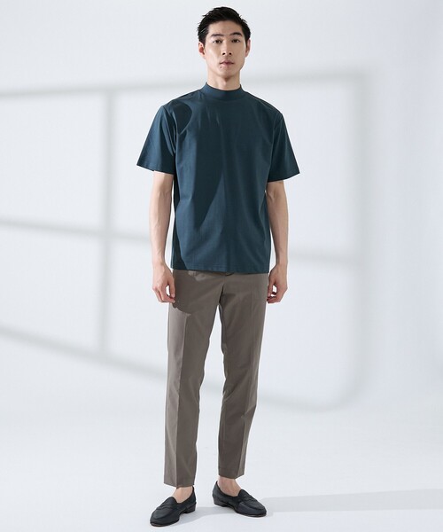 ABAHOUSE GRAY（アバハウスグレイ）の「【セットアップ対応/WEB限定】360°ストレッチ リップストップ レギュラースラックス / 吸水速乾 / 遮熱 / UVカット（スラックス・メンズ・ネイビー/チャコールグレー/ブラック・44/46/48/50）」の10枚目の写真