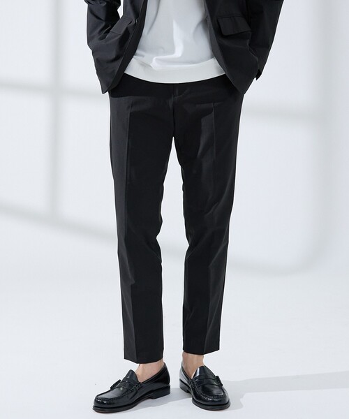 ABAHOUSE GRAY（アバハウスグレイ）の「【セットアップ対応/WEB限定】360°ストレッチ リップストップ レギュラースラックス / 吸水速乾 / 遮熱 / UVカット（スラックス・メンズ・ネイビー/チャコールグレー/ブラック・44/46/48/50）」の8枚目の写真