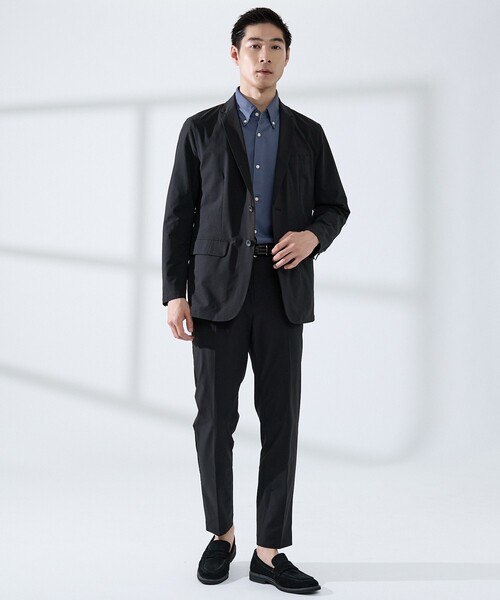 ABAHOUSE GRAY（アバハウスグレイ）の「【セットアップ対応/WEB限定】360°ストレッチ リップストップ レギュラースラックス / 吸水速乾 / 遮熱 / UVカット（スラックス・メンズ・ネイビー/チャコールグレー/ブラック・44/46/48/50）」の7枚目の写真