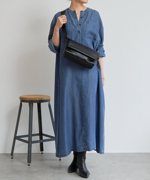 BEARDSLEY(ビアズリー)の「刺繍ボディバッグ《本革》(ショルダーバッグ・レディース・ブラック・FREE)」の19枚目の写真