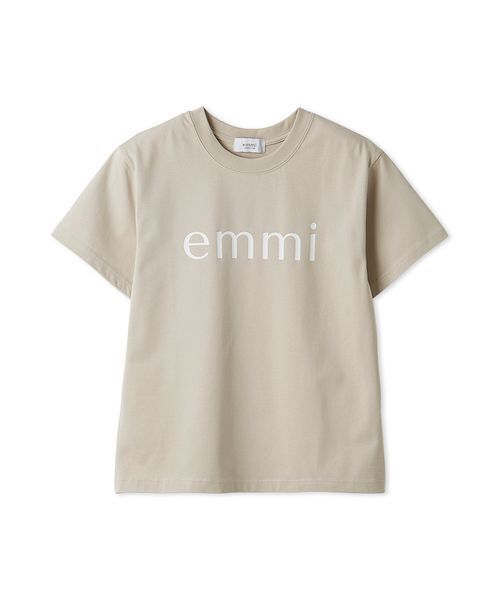 emmi（エミ）の「ベーシックemmiロゴTシャツ（Tシャツ/カットソー・レディース・ライトグレー/ホワイト/ピンク/ベージュ/チャコールグレー・F）」の19枚目の写真