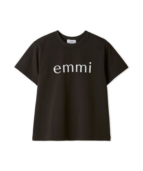 emmi（エミ）の「ベーシックemmiロゴTシャツ（Tシャツ/カットソー・レディース・ライトグレー/ホワイト/ピンク/ベージュ/チャコールグレー・F）」の17枚目の写真