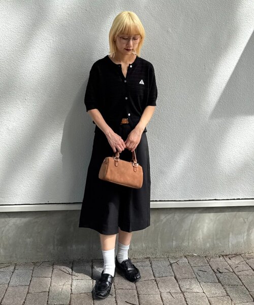 GEVACO(ゲバコ)の「【GEVACO/ゲバコ】コットンリネン半袖カーディガン(Tシャツ/カットソー・レディース・ブラック/ピンク/アイボリー・ONE SIZE)」の17枚目の写真