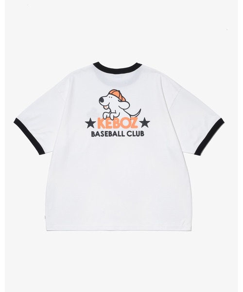 KEBOZ(ケボズ)の「YIB RINGER S/S TEE(Tシャツ/カットソー・メンズ・ホワイト/スカイブルー/グレー・S/M/L/2XL/XL)」の1枚目の写真