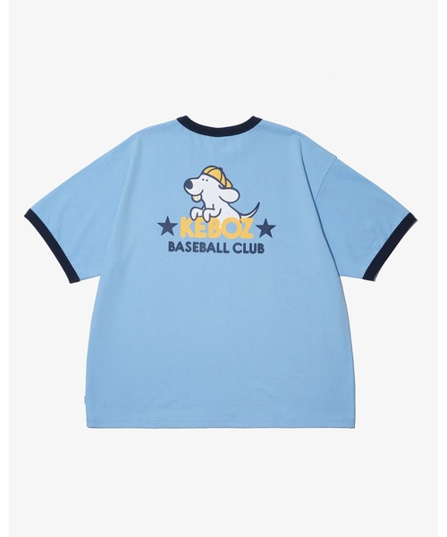 KEBOZ(ケボズ)の「YIB RINGER S/S TEE(Tシャツ/カットソー・メンズ・ホワイト/スカイブルー/グレー・S/M/L/2XL/XL)」の3枚目の写真