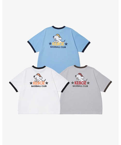 KEBOZ(ケボズ)の「YIB RINGER S/S TEE(Tシャツ/カットソー・メンズ・ホワイト/スカイブルー/グレー・S/M/L/2XL/XL)」の5枚目の写真