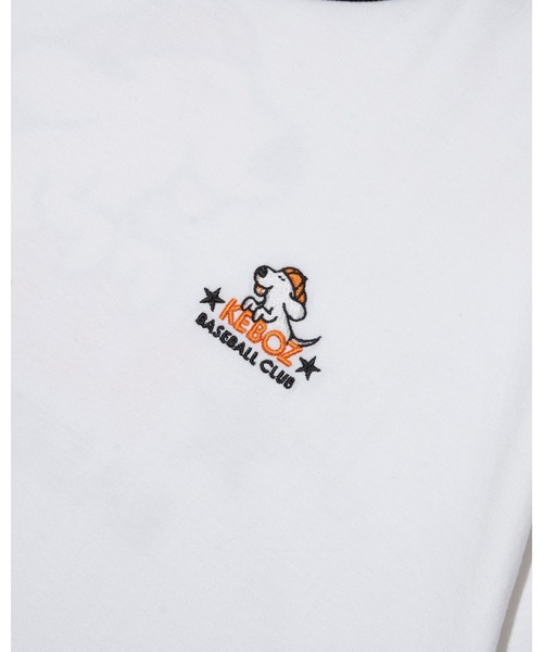 KEBOZ(ケボズ)の「YIB RINGER S/S TEE(Tシャツ/カットソー・メンズ・ホワイト/スカイブルー/グレー・S/M/L/2XL/XL)」の12枚目の写真