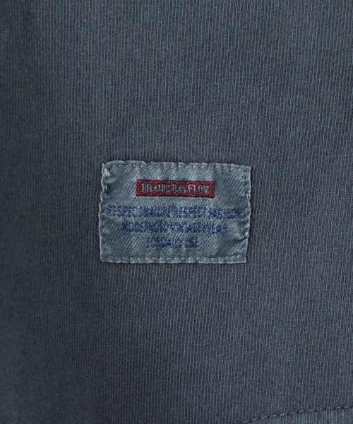 BAYFLOW（ベイフロー）の「スラブヘンリーネックTシャツ（Tシャツ/カットソー・メンズ・チャコール/オフホワイト/ブラウン・MEDIUM/LARGE）」の20枚目の写真
