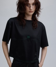 Ameri（アメリ）の「BACK OPEN SHINE TEE（Tシャツ/カットソー）」