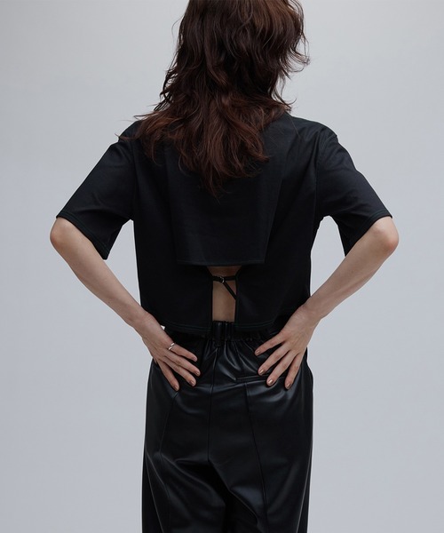BACK OPEN SHINE TEE（Tシャツ/カットソー）｜Ameri（アメリ）の
