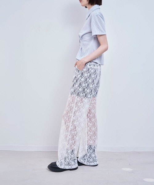 Nora Lily elle(ノラリリーエル)の「pure lace pants(その他パンツ・レディース・グレー/ネイビー・FREE)」の12枚目の写真