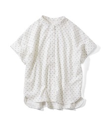Live in comfort（リブインコンフォート）の「リブ　イン　コンフォート　オーガニックコットン１００％　やわらかダブルガーゼ素材の半袖シャツ（シャツ/ブラウス）」