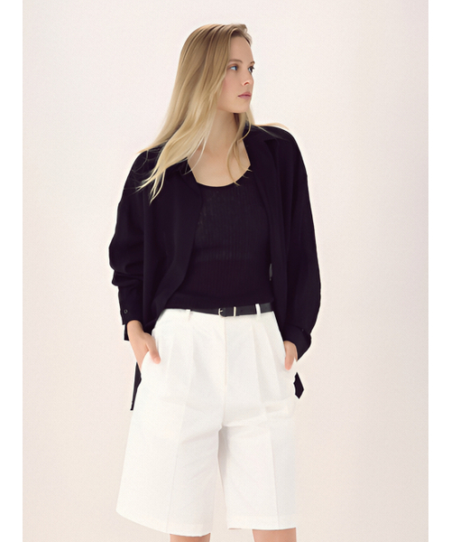 ACUD(アクド)の「Relaxed Tencel Shirt _Black(シャツ/ブラウス・レディース・ブラック・FREE)」の4枚目の写真