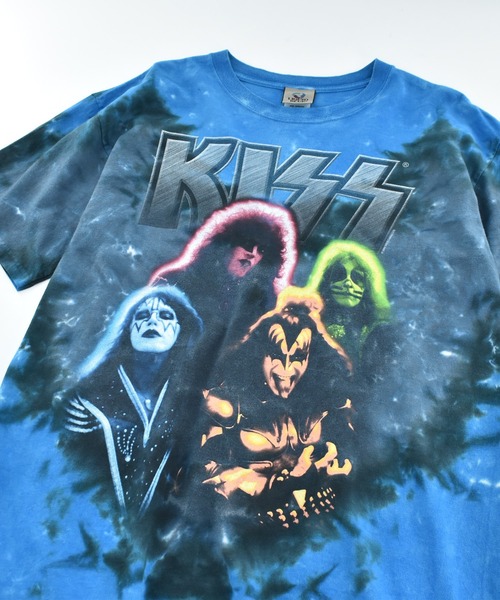 セール】【USED】Y2K LIQUID BLUE “KISS” バンドTシャツ（Tシャツ