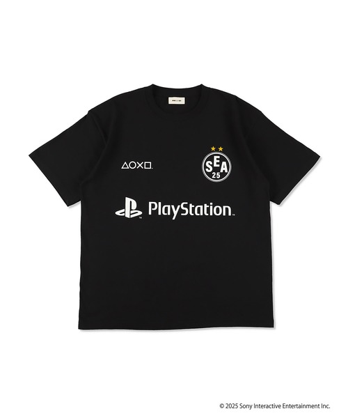 WIND AND SEA（ウィンダンシー）の「PLAYSTATION x WDS TEAM TEE（Tシャツ/カットソー・メンズ・ブラック/ホワイト・MEDIUM/SMALL/X-LARGE/LARGE）」の2枚目の写真