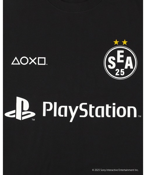 WIND AND SEA（ウィンダンシー）の「PLAYSTATION x WDS TEAM TEE（Tシャツ/カットソー・メンズ・ブラック/ホワイト・MEDIUM/SMALL/X-LARGE/LARGE）」の6枚目の写真