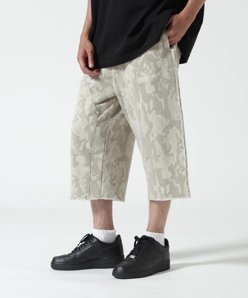 B'2nd(ビーセカンド)の「RENOVA/レノバ DOUBLE KNEE SWEAT SHORTS ダブルニー スウェットショーツ(その他パンツ・メンズ・ブラック/グレー/その他2・1/3)」の3枚目の写真