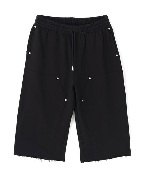 B'2nd(ビーセカンド)の「RENOVA/レノバ DOUBLE KNEE SWEAT SHORTS ダブルニー スウェットショーツ(その他パンツ・メンズ・ブラック/グレー/その他2・1/3)」の7枚目の写真