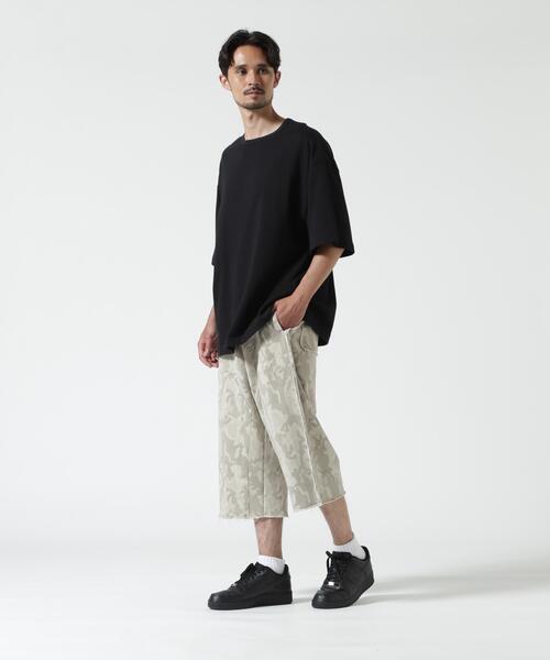 B'2nd(ビーセカンド)の「RENOVA/レノバ DOUBLE KNEE SWEAT SHORTS ダブルニー スウェットショーツ(その他パンツ・メンズ・ブラック/グレー/その他2・1/3)」の14枚目の写真