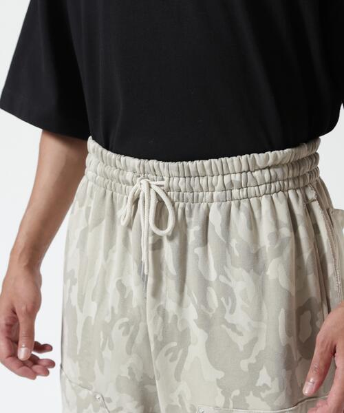 B'2nd(ビーセカンド)の「RENOVA/レノバ DOUBLE KNEE SWEAT SHORTS ダブルニー スウェットショーツ(その他パンツ・メンズ・ブラック/グレー/その他2・1/3)」の18枚目の写真