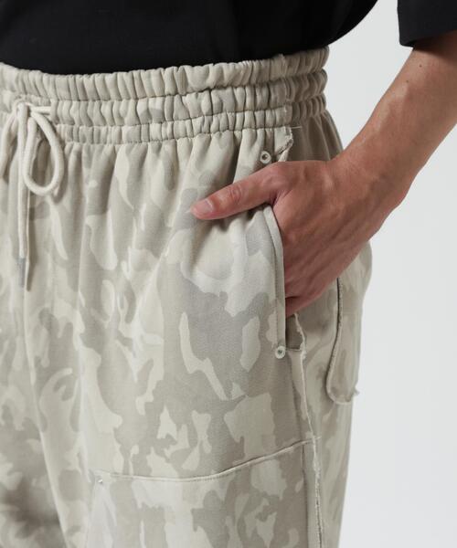 B'2nd(ビーセカンド)の「RENOVA/レノバ DOUBLE KNEE SWEAT SHORTS ダブルニー スウェットショーツ(その他パンツ・メンズ・ブラック/グレー/その他2・1/3)」の19枚目の写真