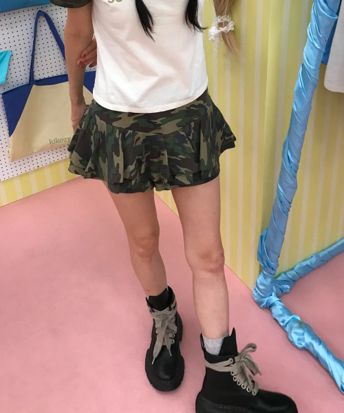 KIKOZY（キコジ）の「カモスカートパンツ（スカート・レディース・その他・FREE）」の3枚目の写真