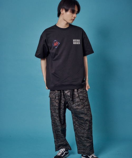 JACKROSE（ジャックローズ）の「YOIDORE 酒愛好家酔虎TEE（Tシャツ/カットソー・メンズ・ブラック/ライトグリーン・XL/L/M）」の5枚目の写真