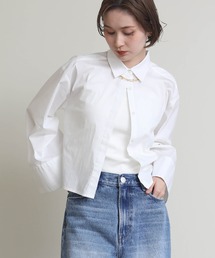 ワイドスリーブショートシャツ