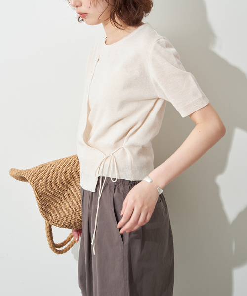 FLEK(フレック)の「《追加2》FLEK/フレック ショルダーカットアウトニット(ニット/セーター・レディース・アイボリー/ブラック・FREE)」の20枚目の写真