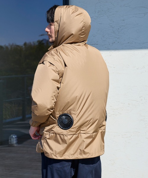 CROSS FUNCTION（クロスファンクション）の「空調服(R)  4way晴雨兼用冷感UVマウンテンパーカー（マウンテンパーカー・レディース・ブラック/ベージュ/オフホワイト・LL/M/L）」の16枚目の写真