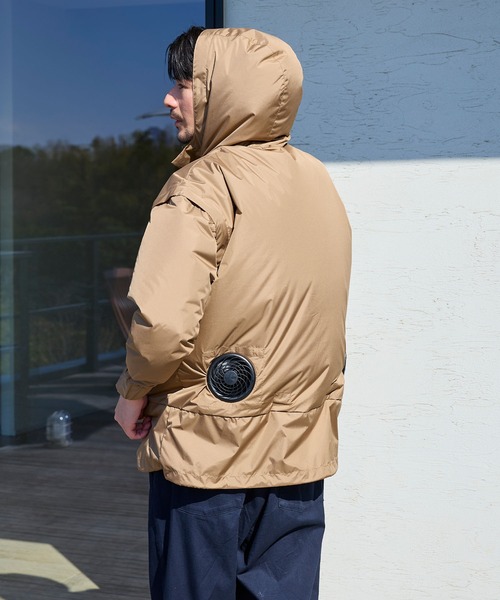 CROSS FUNCTION（クロスファンクション）の「空調服(R)  4way晴雨兼用冷感UVマウンテンパーカー（マウンテンパーカー・レディース・ブラック/ベージュ/オフホワイト・LL/M/L）」の17枚目の写真