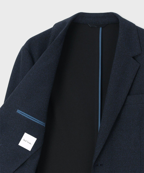 Paul Smith（ポールスミス）の「"Travel" ハイブリッドジャージ シングル2Bジャケット / 263114 WTVJK01（テーラードジャケット・メンズ・ブルー/ブラウン・L2/X-LARGE/SMALL/LARGE/MEDIUM）」の5枚目の写真