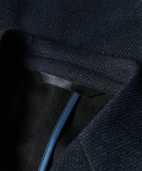 Paul Smith（ポールスミス）の「"Travel" ハイブリッドジャージ シングル2Bジャケット / 263114 WTVJK01（テーラードジャケット・メンズ・ブルー/ブラウン・L2/X-LARGE/SMALL/LARGE/MEDIUM）」の6枚目の写真
