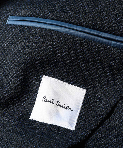 Paul Smith（ポールスミス）の「"Travel" ハイブリッドジャージ シングル2Bジャケット / 263114 WTVJK01（テーラードジャケット・メンズ・ブルー/ブラウン・L2/X-LARGE/SMALL/LARGE/MEDIUM）」の9枚目の写真
