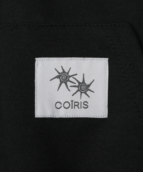 COIRIS（コイリス）の「アスト クロップフードジップアップ (2カラー)（パーカー・レディース・ブラック/ライトグレー・FREE）」の8枚目の写真