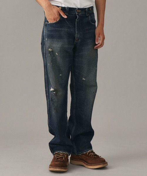 Lee(リー)の「【101 101周年記念特別モデル】ANNIVERSARY 101 ICONIC COWBOY PANTS セットアップ可(デニムパンツ・メンズ・ダークインディゴブルー・X-LARGE/LARGE/MEDIUM/SMALL)」の4枚目の写真