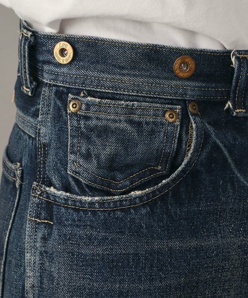 Lee(リー)の「【101 101周年記念特別モデル】ANNIVERSARY 101 ICONIC COWBOY PANTS セットアップ可(デニムパンツ・メンズ・ダークインディゴブルー・X-LARGE/LARGE/MEDIUM/SMALL)」の10枚目の写真