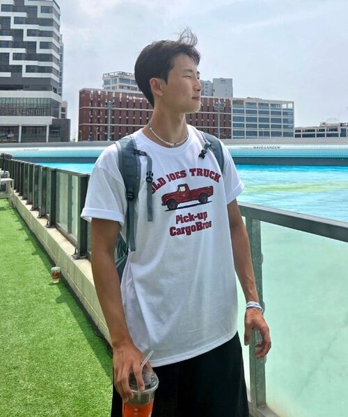 CARGOBROS（カーゴブロス）の「オールドジョスピックアップショートスリーブTシャツ(ブラック)（Tシャツ/カットソー・メンズ・その他・SMALL/MEDIUM/LARGE/X-LARGE/2XL）」の7枚目の写真