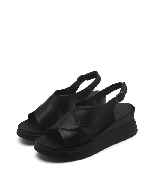 SPUR（シュプール）の「ノバモダンストラップサンダル ストラップサンダル 6.5cm -WS9050 (2カラー)（サンダル・レディース・ブラック/アイボリー・22.5cm/23cm/23.5cm/24cm/24.5cm/25cm）」の9枚目の写真