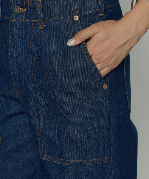 COMME CA Wardrobe(コムサワードローブ)の「〔 +サイズ 〕12.5oz デニム パンツ(デニムパンツ・レディース・ネイビー・15号/13号)」の11枚目の写真